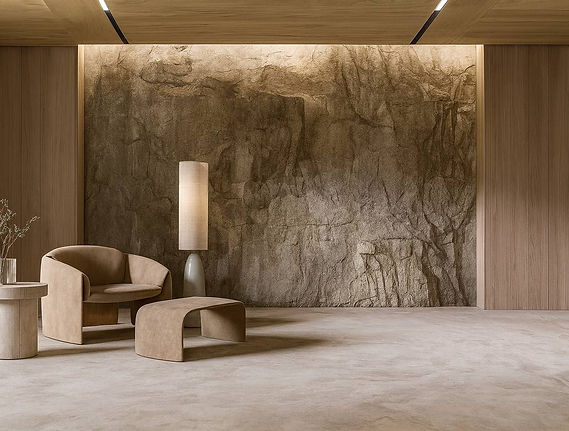 Concrete & Panel Feature Wall